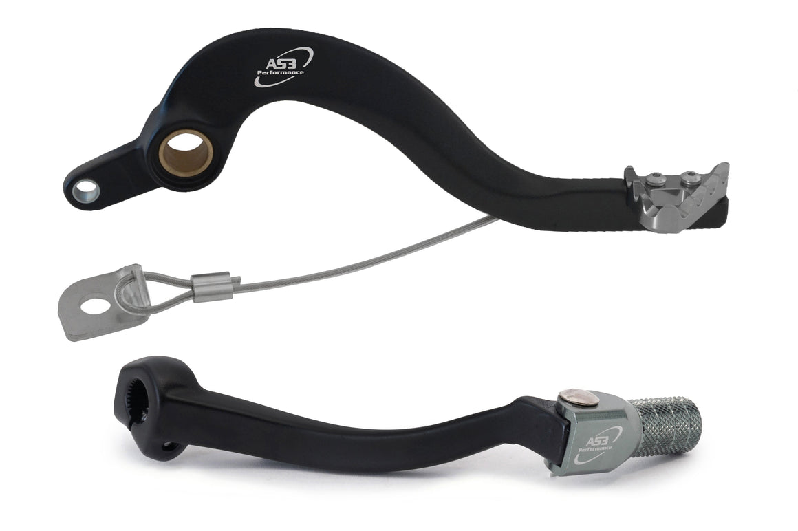 AS3 Factory Series Rempedaal & Versnellingspook Zwart