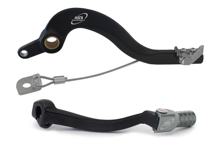 AS3 Factory Series Rempedaal & Versnellingspook Zwart
