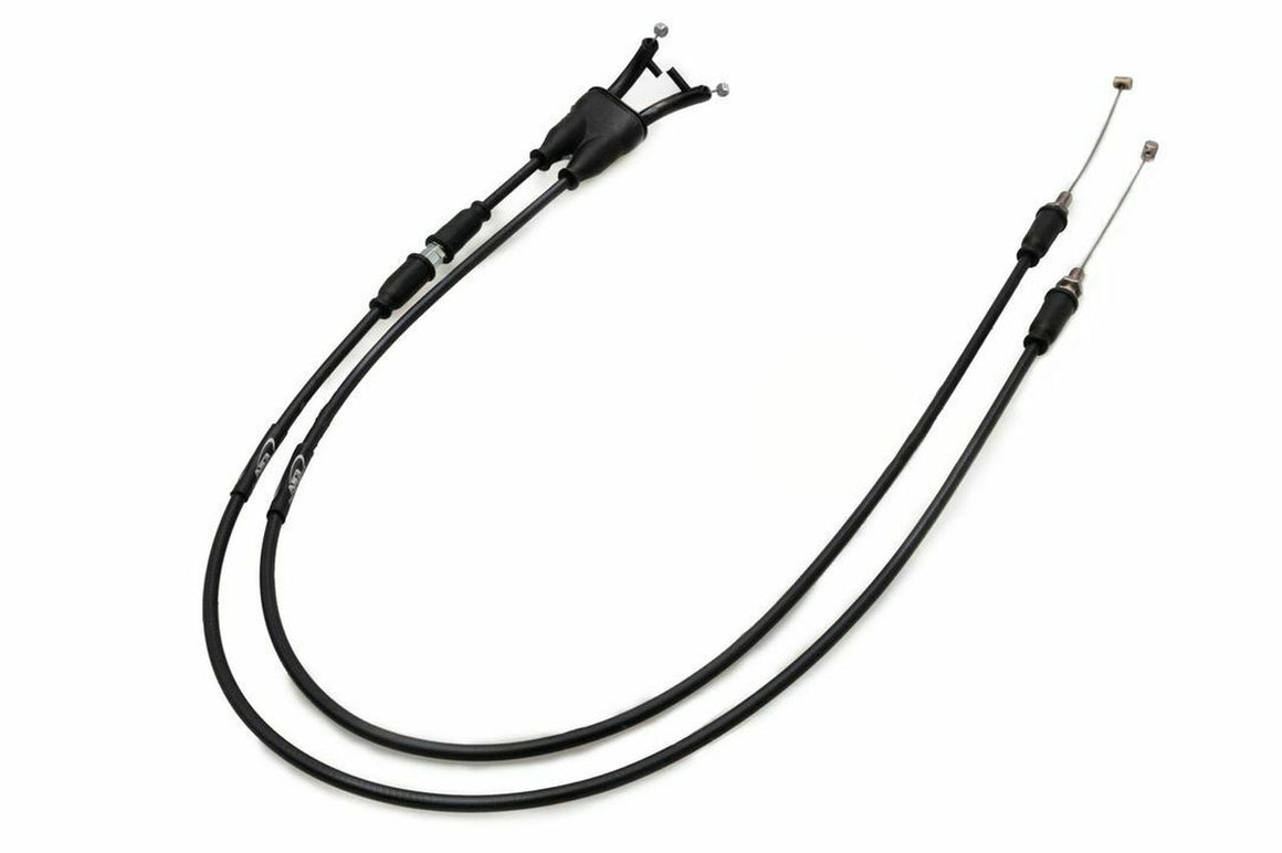 KAWASAKI NINJA 250 R 2011-2012 AS3 VENHILL FEATHERLIGHT THROTTLE CABLES BLACK