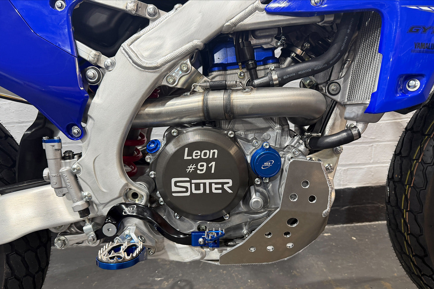 AS3 Factory Series Voetsteunen Blauw