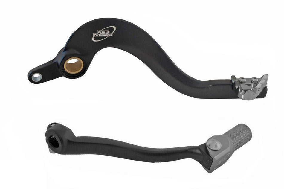 AS3 Factory Series Rempedaal & Versnellingspook Zwart