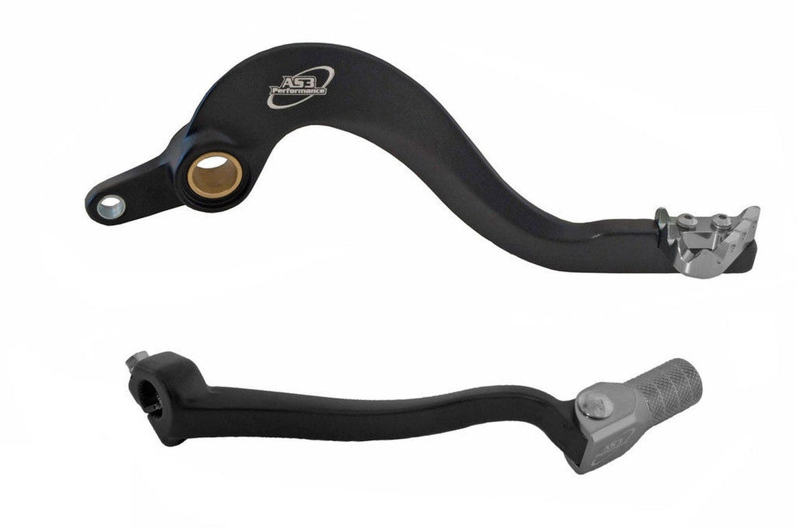 AS3 Factory Series Rempedaal & Versnellingspook Zwart