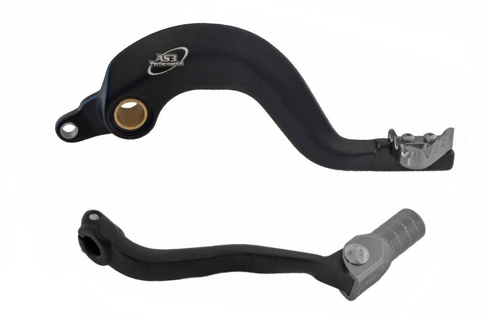 AS3 Factory Series Rempedaal & Versnellingspook Zwart