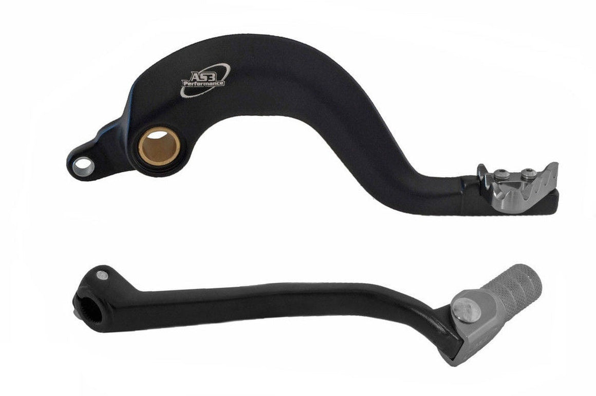 AS3 Factory Series Rempedaal & Versnellingspook Zwart