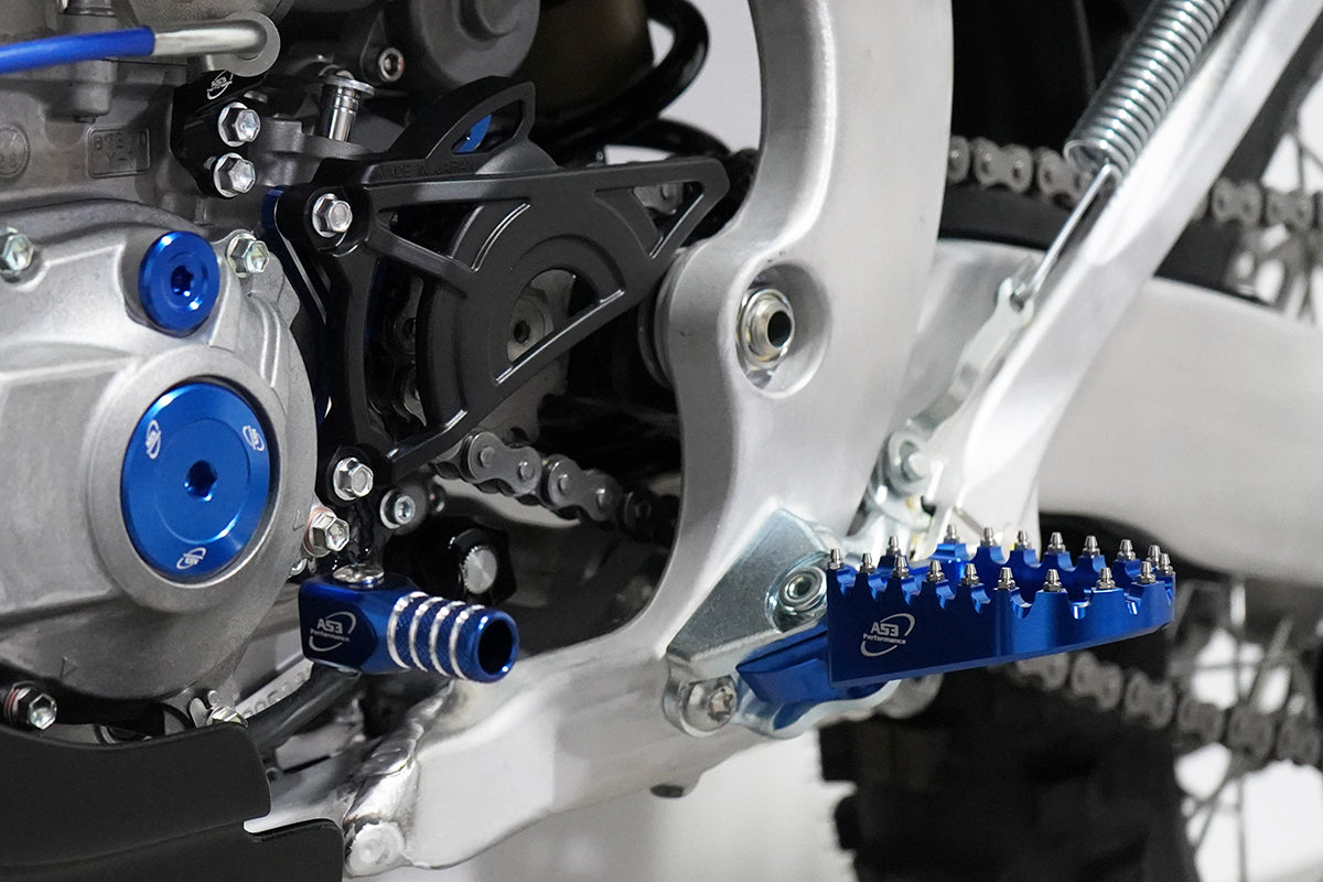 AS3 Racing Series Voetsteunen Blauw