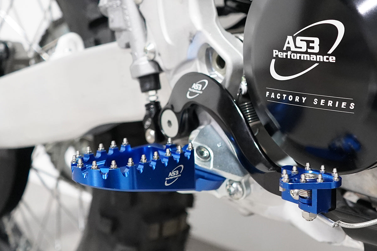 AS3 Racing Series Voetsteunen Blauw