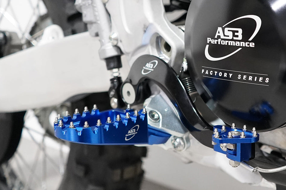 AS3 Racing Series Voetsteunen Blauw