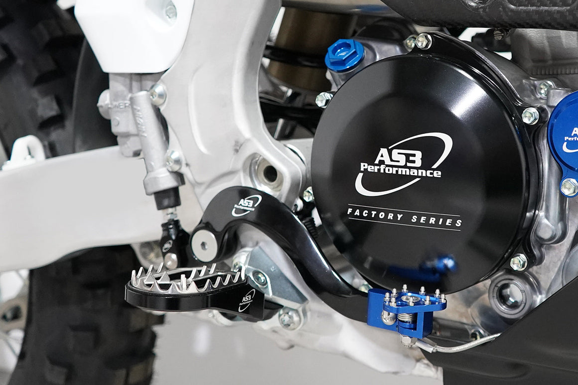AS3 Factory Series Voetsteunen Zwart