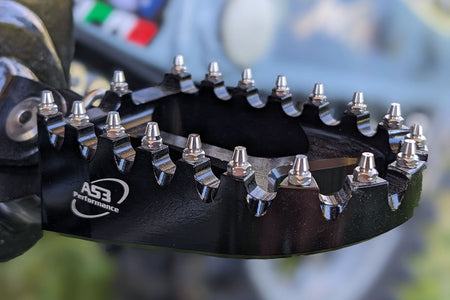 AS3 Racing Series Voetsteunen Zwart