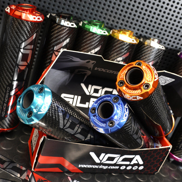 VOCA Carbon Racing uitlaat 80cc – Yamaha TZR (2003+) / Aprilia RS (1999-2004)
