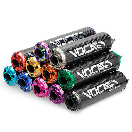 VOCA Carbon Racing uitlaat 80cc – Aprilia RS (2006+) / Derbi GPR (2004+)