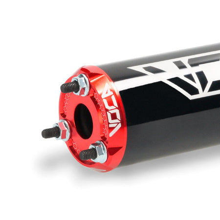 VOCA CNC Aluminium demper – zwart met gekleurde eindkap