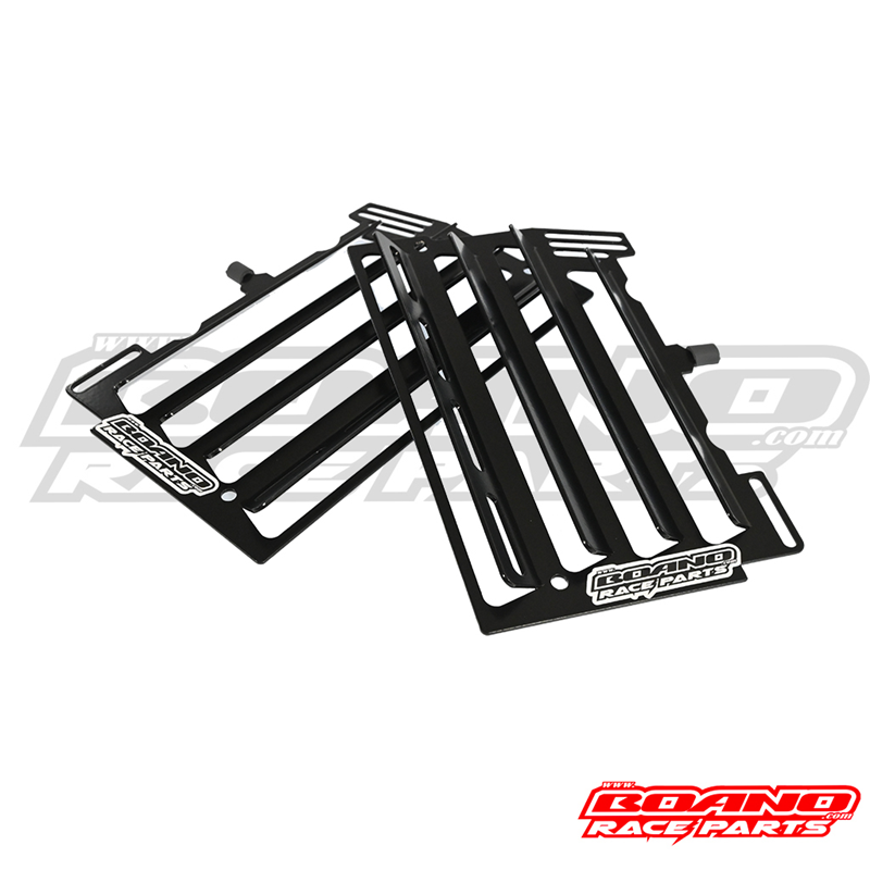 BOANO aluminium radiatorroosters, zwart - Honda Transalp 600