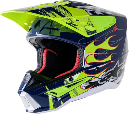 Helm SM5 RASH Navy/Geel