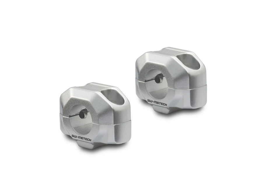 SW-Motech Bar Riser for 22MM Silver