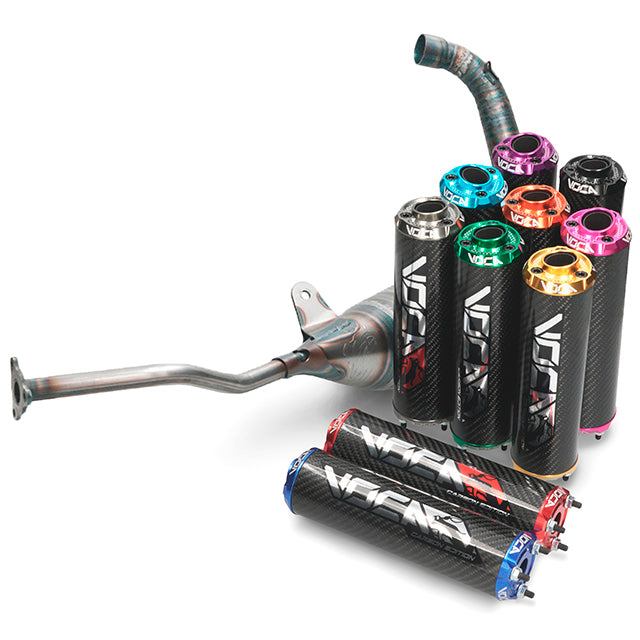VOCA Carbon Racing uitlaat 80cc – Yamaha TZR (2003+) / Aprilia RS (1999-2004)