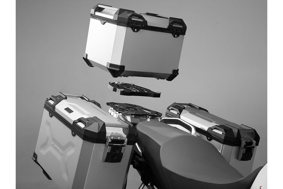 SW-Motech TRAX ADV aluminium topkoffer 38 liter zilver – foto 2
