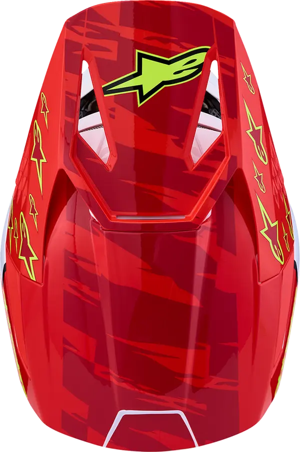Alpinestars Helm Jeugd SM3 FALCON Rood/Wit/Blauw