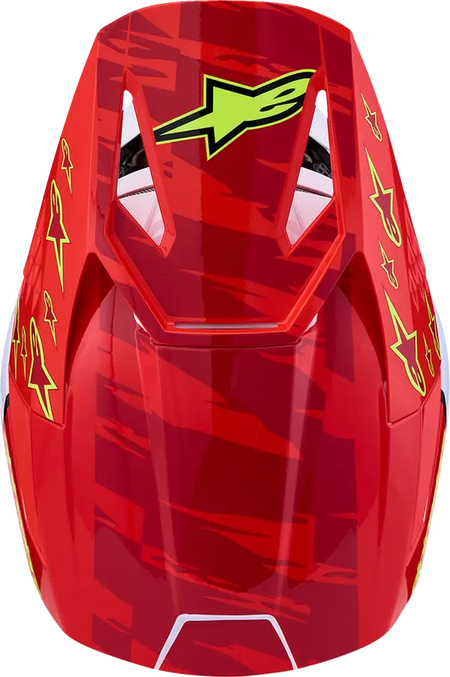 Alpinestars Helm Jeugd SM3 FALCON Rood/Wit/Blauw