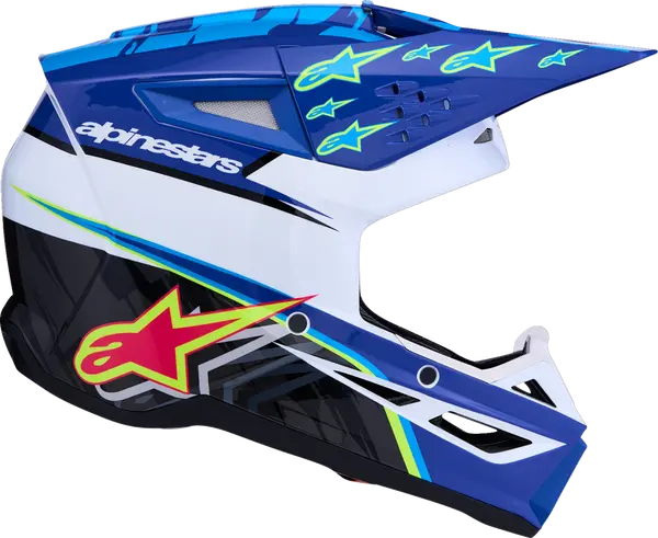 Alpinestars Helm SM3 FALCON Blauw/Zwart/Roze