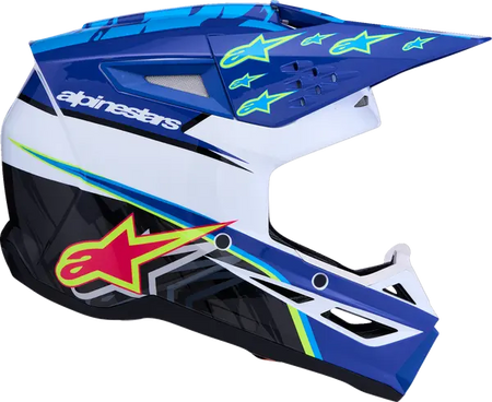 Alpinestars Helm SM3 FALCON Blauw/Zwart/Roze