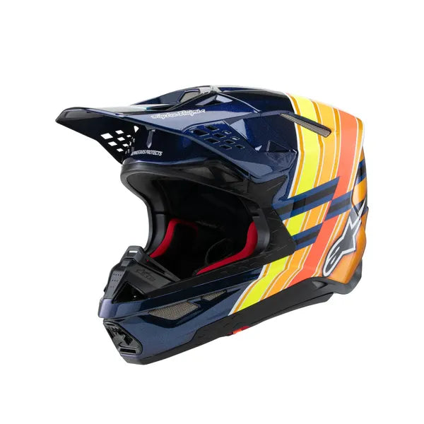 Helm S-M10 TLD25 Blauw/Oranje/Geel