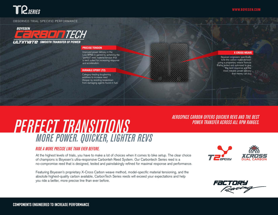 Boyesen Carbon Tech Reeds