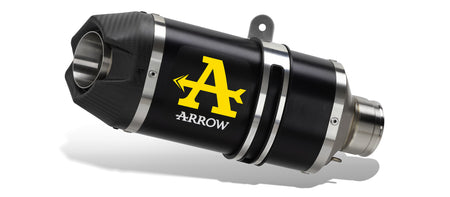 Arrow Indy Race aluminium "Dark" silencer with carby end cap - Yamaha Ténéré 700 2025/2026 | Femon Parts