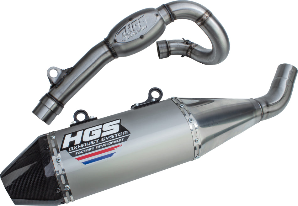 HGS SLIP-ON SILENCER GREY/CARBON | KTM 250/350/450 2023-2026