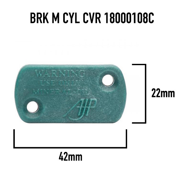 Braktec Plastic AJP Clutch Master Cylinder Cover Mineral Oil