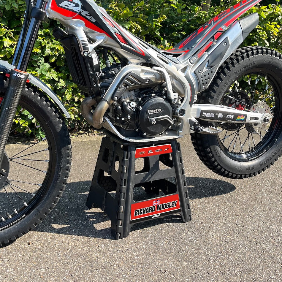 Jitsie Custom Foldable Plastic Moto Stand Decals