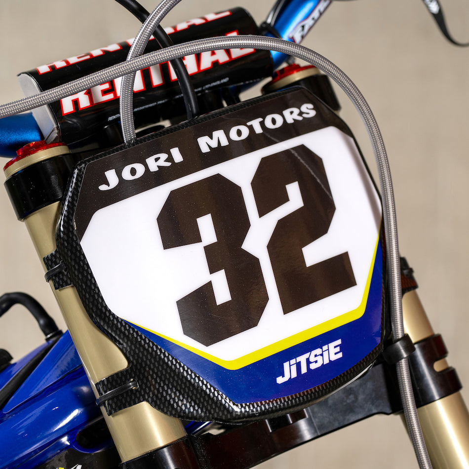 Jitsie Custom Front Number Board Race Sticker