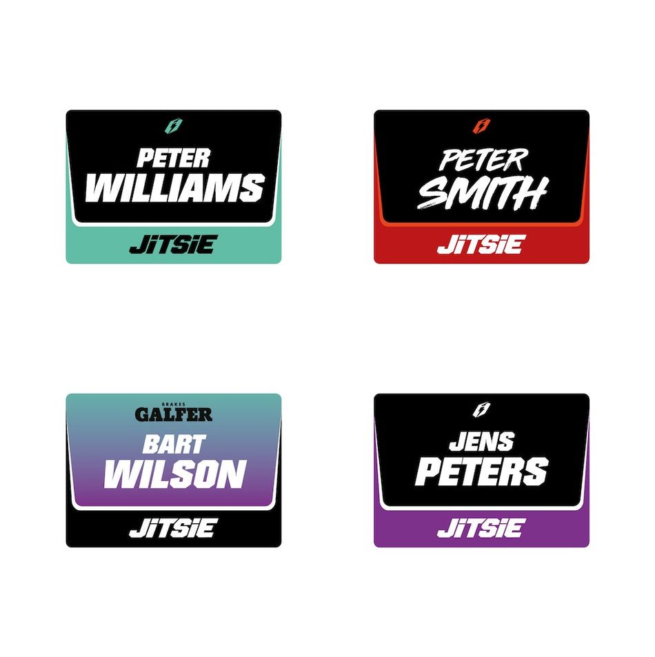 Jitsie Custom Wheel Hub Stickers