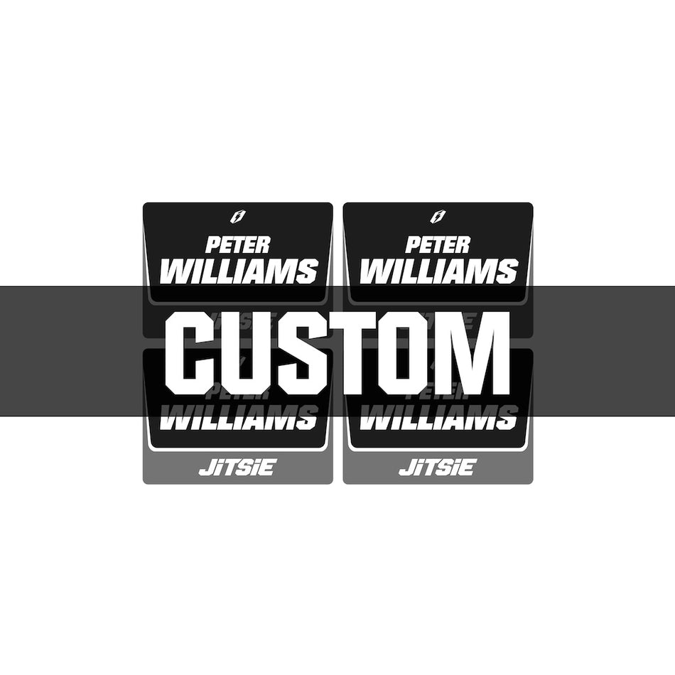 Jitsie Custom Wheel Hub Stickers