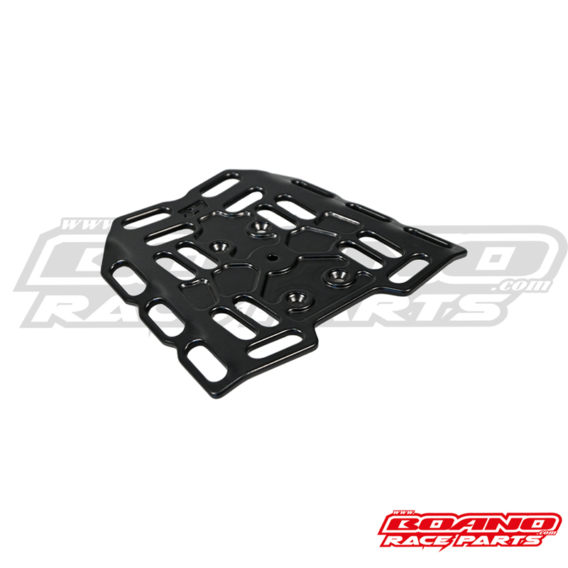BOANO extra verbrede plaat voor Arnold Minimal bagagedrager, zwart - Honda Transalp XL750