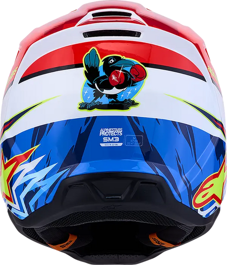 Alpinestars Helm SM3 FALCON Rood/Wit/Blauw