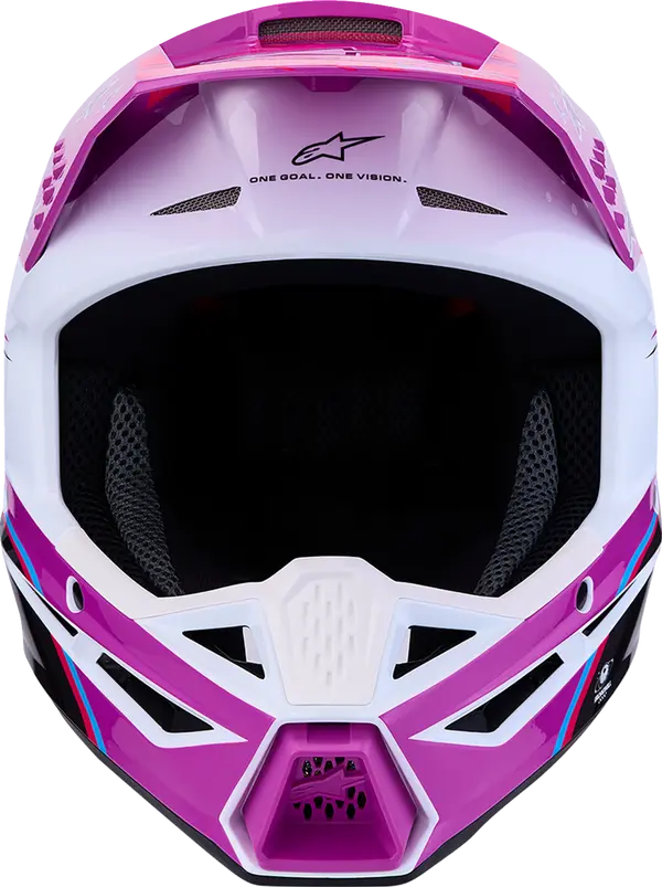 Alpinestars Helm Jeugd SM3 FALCON Paars/Wit/Roze