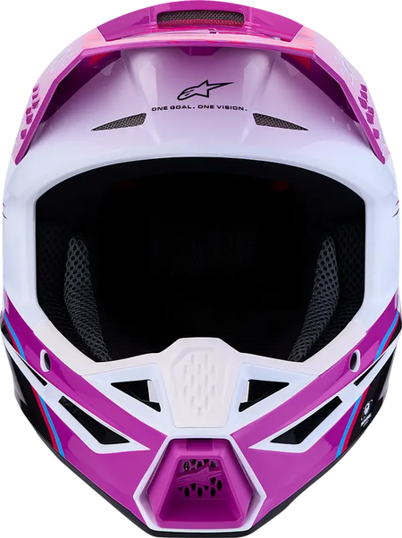 Alpinestars Helm Jeugd SM3 FALCON Paars/Wit/Roze