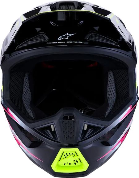 Alpinestars Helm SM7 BLASTER Zwart/Grijs/Fluor Geel