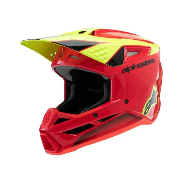 Helm Jeugd SM3 FRAY RD/Geel/Zwart