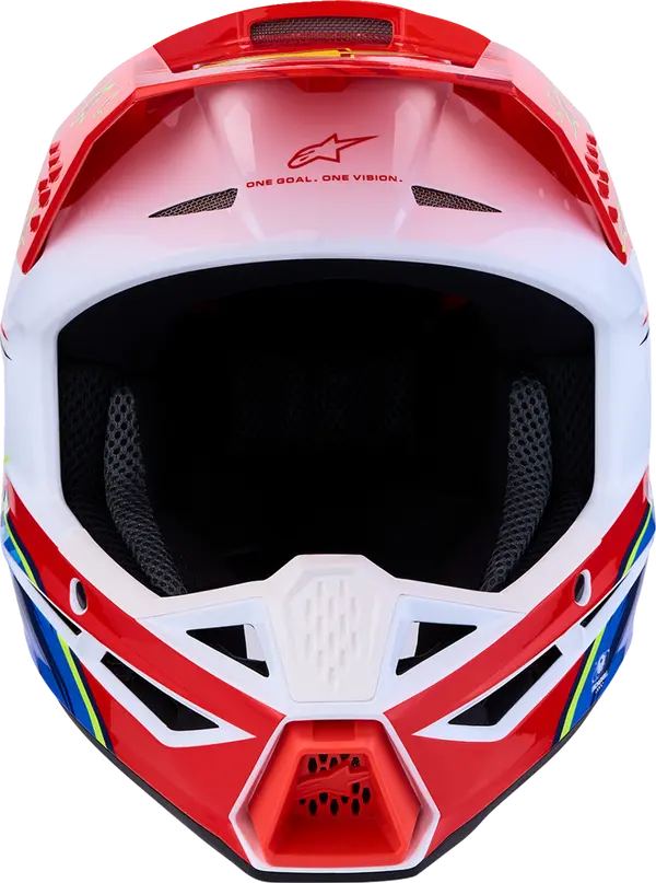 Alpinestars Helm Jeugd SM3 FALCON Rood/Wit/Blauw