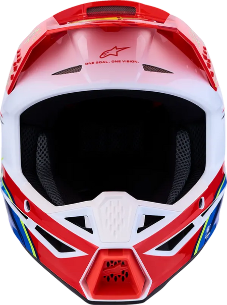 Alpinestars Helm Jeugd SM3 FALCON Rood/Wit/Blauw