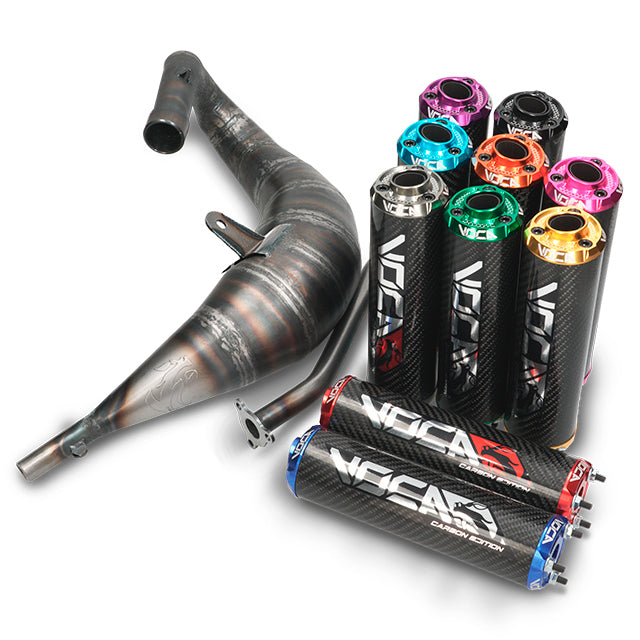 VOCA Cross Carbon uitlaat 80/90cc – Derbi DRD Pro 50