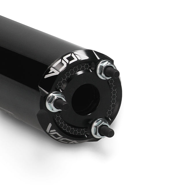 VOCA CNC Aluminium demper – zwarte eindkap