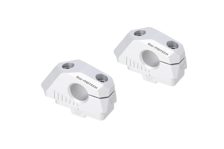 SW-Motech Handlebar Risers Silver