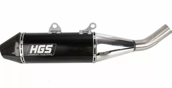HGS SLIP-ON SILENCER BLACK/CARBON | KTM 250/350/450 2023-2026