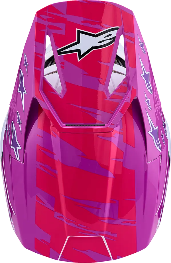 Alpinestars Helm SM3 FALCON Paars/Wit/Roze