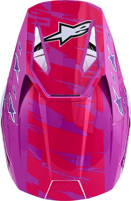 Alpinestars Helm SM3 FALCON Paars/Wit/Roze
