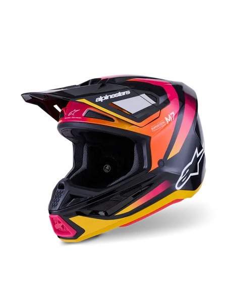 Helm SM7 RISE Zwart/Geel/Roze