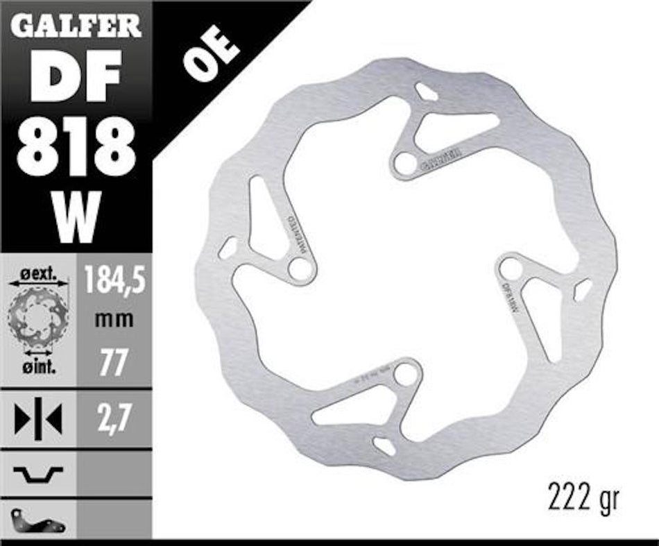 Galfer Front Brake Disc Beta Rev/Evo 05-25